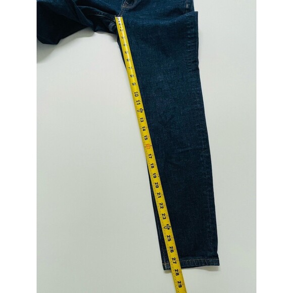 Everlane Dark Wash High Rise Straight Leg Denim Jeans Womens 28 Regular - Picture 10 of 15